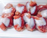 ポカポカ☆砂肝入り鶏肉団子みそスープ作り方3写真