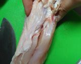 簡単！鶏むね肉のガーリック焼き作り方1写真