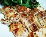 簡単！鶏むね肉のガーリック焼き作り方8写真