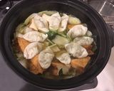 チルドのスープ餃子を土鍋でアップグレード作り方3写真