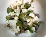 我が家の幼児食 豆腐とゴーヤのチーズ焼き作り方5写真