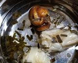 3種の天然キノコの餅雑炊・山里の味＾＾作り方5写真