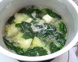 ■ほうれん草とかぶの即席ばり味噌汁■作り方3写真