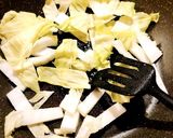 熱々を食べてね♡白菜キャベツ豚バラパスタ作り方4写真