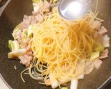 熱々を食べてね♡白菜キャベツ豚バラパスタ作り方7写真