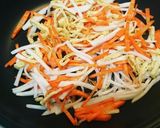 簡単素早い！根菜と油揚げの煮物作り方3写真