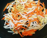 簡単素早い！根菜と油揚げの煮物作り方3写真