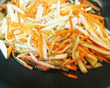 簡単素早い！根菜と油揚げの煮物作り方4写真