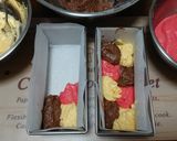 チョコと苺の３色マーブルパウンドケーキ作り方12写真