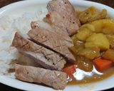 ポークステーキと頂く✨根菜たっぷりカレー作り方7写真