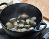 菜花とあさりの蒸し煮作り方4写真
