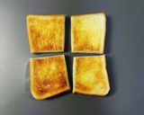 黒豆でパンダトースト作り方4写真