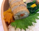 1月16日 和弁当 詰め方作り方4写真