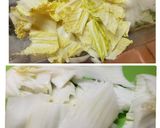 楽うま♡白菜と厚揚げのそぼろニラ味噌炒め作り方2写真