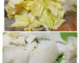 楽うま♡白菜と厚揚げのそぼろニラ味噌炒め作り方2写真