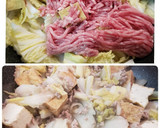 楽うま♡白菜と厚揚げのそぼろニラ味噌炒め作り方4写真