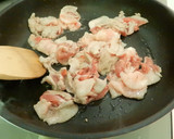 簡単。豚バラ肉のさっぱり生姜焼き丼☆彡作り方3写真