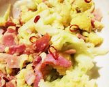 カリフローレのペペロンチーノ炒め作り方4写真