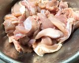 大根と鶏モモの味噌炒め作り方1写真