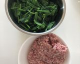 ほうれん草と豚ひき肉の甘辛ふりかけ！作り方1写真