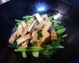 小松菜の煮物作り方3写真