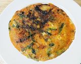こんがり美味しいキムチチーズチヂミ作り方8写真