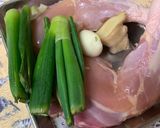 脂質制限RAP食！鶏白湯ら〜めん作り方1写真