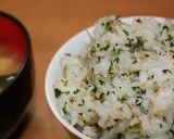 ヘルシ-!大根菜めしです作り方3写真