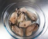 牡蠣のジョン(韓国牡蠣入り卵焼き)作り方1写真