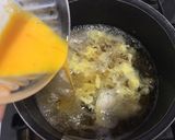 貝ひものあごだしかきたま汁作り方7写真