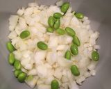 たまねぎと枝豆のコンソメスープ作り方2写真
