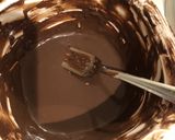 甘すぎロールケーキをチョコケーキに♪作り方3写真