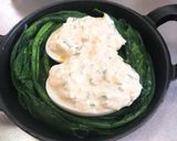 タルタルソースをのせた半熟卵オーブン焼き作り方5写真