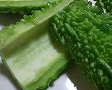 ゴーヤとカリカリベーコンの炒め物作り方1写真