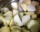 白だしで簡単！里芋の煮物作り方5写真