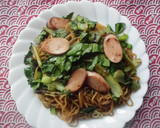 おさかなソーセージの焼きそば♪作り方2写真