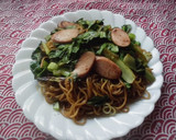 おさかなソーセージの焼きそば♪作り方3写真