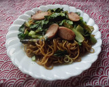 おさかなソーセージの焼きそば♪作り方4写真