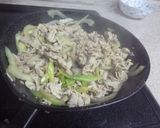 セロリと豚肉のカレー風味炒め作り方6写真
