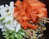 イロガワリ等・天然キノコ4種の野菜炒め作り方10写真