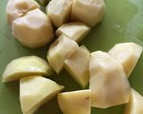 ジャガイモのピリ辛カレーホイル焼き作り方1写真