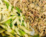 牛肉と乱切りごぼうの甘辛炒め。作り方3写真