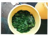エゴマの葉　巻きおにぎり作り方1写真