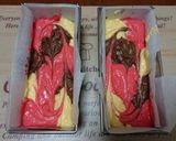 チョコと苺の３色マーブルパウンドケーキ作り方14写真