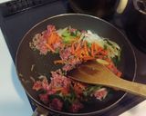 味噌ダレで食べる豚ひきと春雨の生春巻き作り方2写真