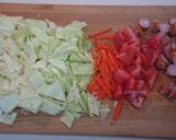 柚子風味の✨彩り野菜炒め作り方1写真