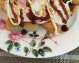 お好みソースとマヨのコロコロ目玉トースト作り方4写真