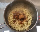 インスタントラーメンで作るネギラーメン作り方3写真