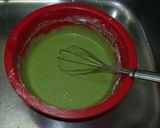 HMで簡単！抹茶風味の和風小豆パンケーキ作り方2写真