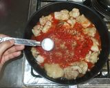 鶏もも肉のトマト缶煮♪簡単時短作り方10写真